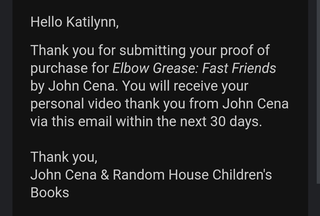 Leaves the house any more, it's been so long since I've ever seen him properly smile. I know this is a one in a million chance but I purchased  @JohnCena's book autographed for him because he loves John. I want to try and get a video from him that Mason can watch often