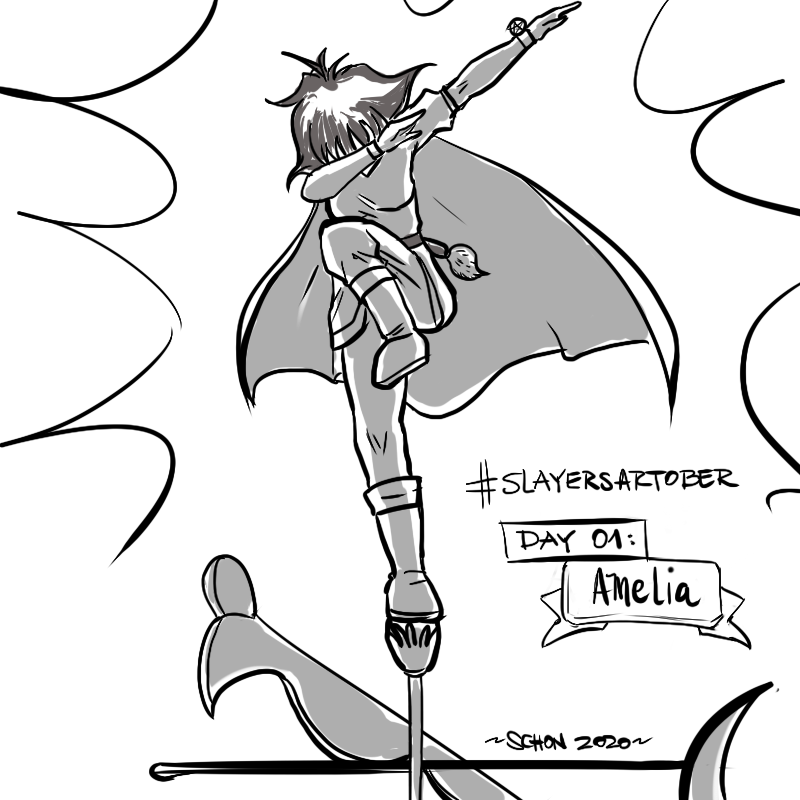 Juujinkan's tweet photo. My Slayers Artober has started!
Today, prepare for trouble and make it double!
Day 01: Amelia
Day 02: Zangulus
#slayersartober
#slayersweek
#ameliawilteslaseyruun
#zangulus
#スレイヤーズ https://t.co/31jjvb8LlM
