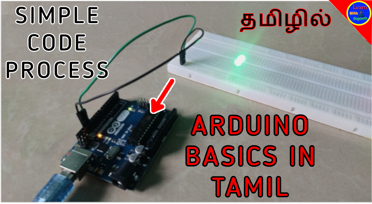 LearnwithSuga's tweet image. New Video : youtu.be/q2gXvf31oqs
#arduino #arduinotamil #arduinotutorial #arduinoled
#arduinocode #learnwithsuganth #electronics #arduinobasics
#arduinoprogram #arduinotutorialtamil #arduinouno #arduinoide