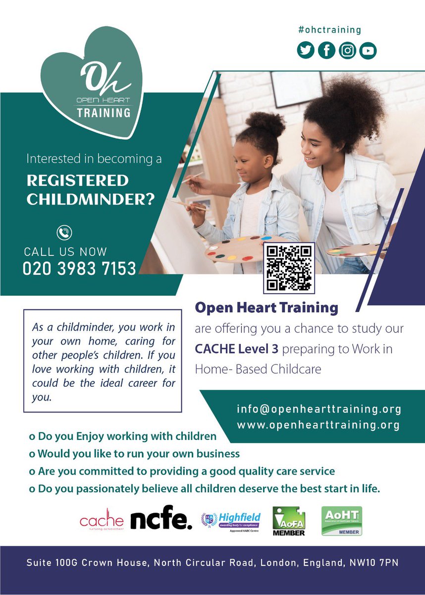 Our childminder training course will enable you to become more than a childminder, you'll be a play-based learning specialist and an entrepreneur.