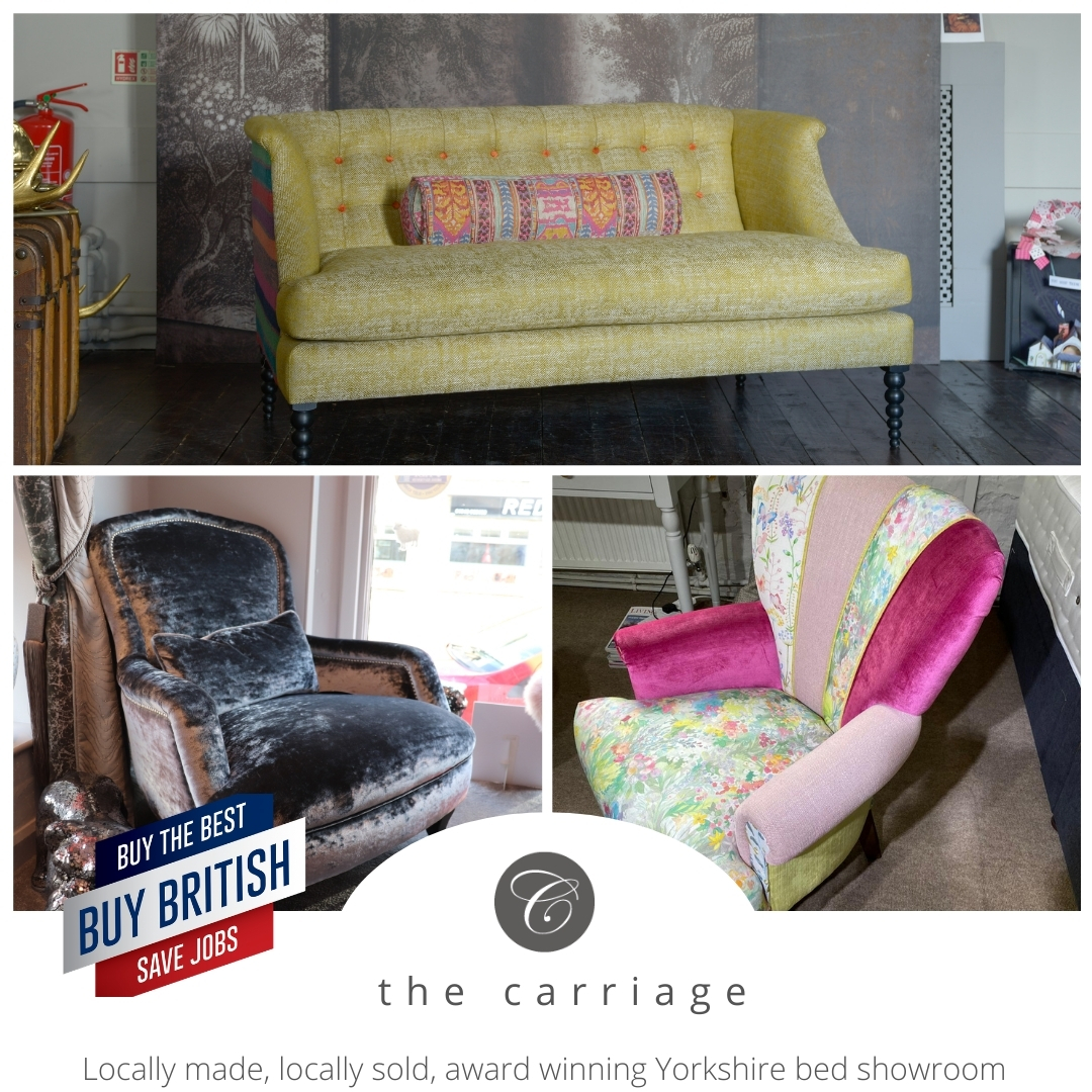 As well as our British made beds there’s an abundance of unique furnishings at The Carriage - come and see for yourself - our showroom is open all weekend.  Saturday. 10 - 5pm, Sunday 11 - 4pm  #furnitureshop #Ilkley #uniquefurniture #buybritishfurniture
