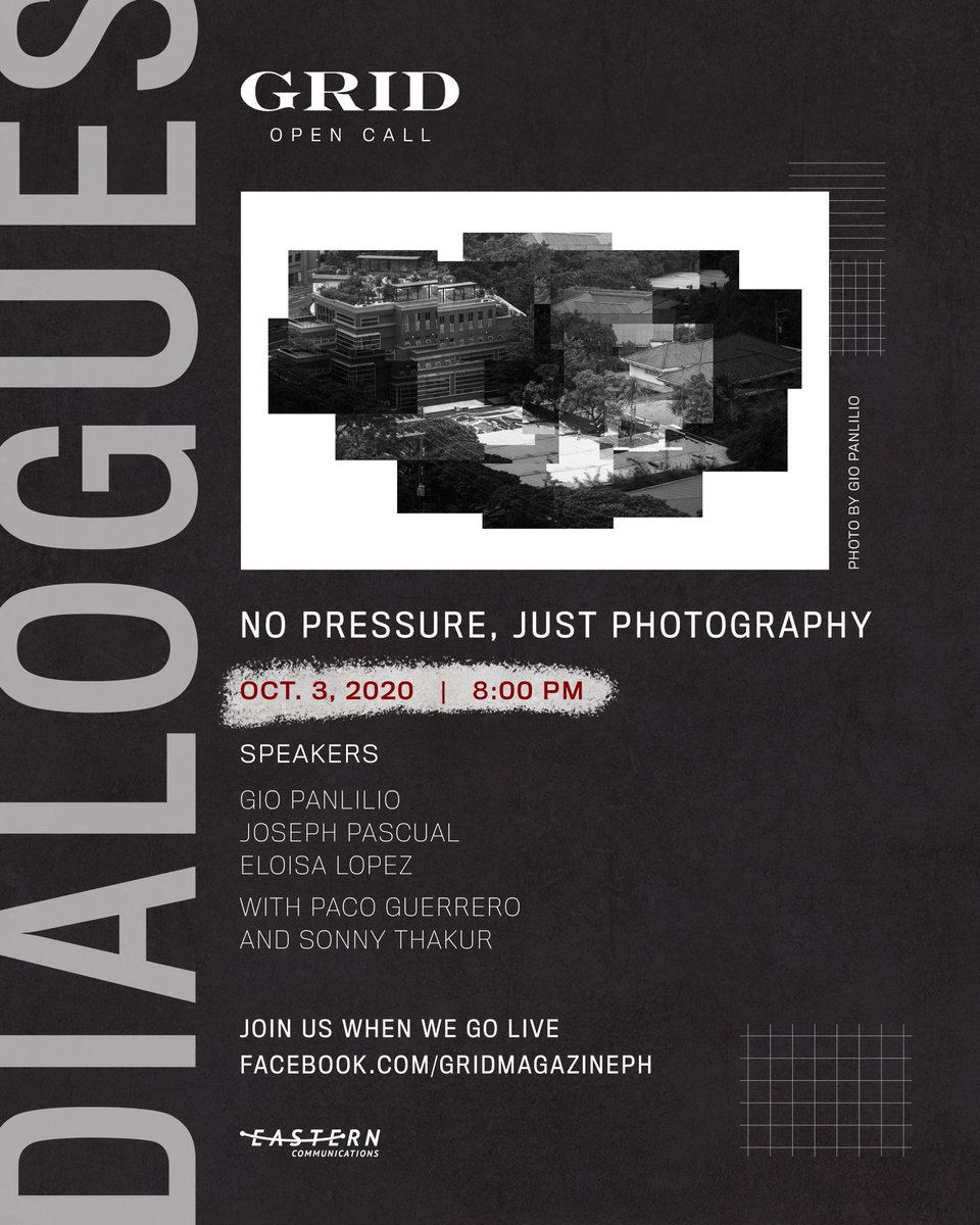 GridMagazinePH's tweet image. See you tonight?! No need to pay or register. Just show up and keep our photographers company!