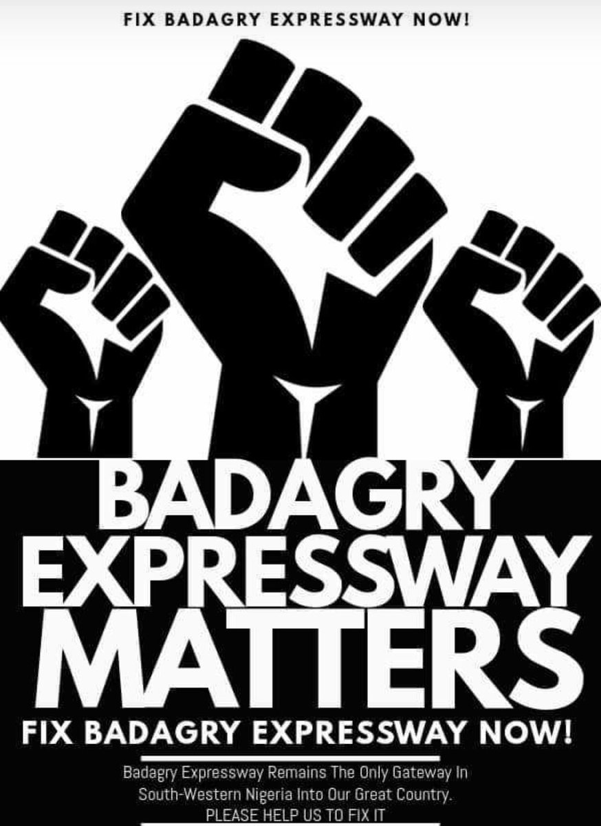 TheBigTobbie's tweet photo. People are dying because of this road.
Businesses are dying
Opportunities are dying
Tourism is dying @MBuhari please #FixLagosBadagryExpressway
@mybadagry @jidesanwoolu @Ecowas_cdc @Gidi_Traffic @UN @RotimiAmaechi @segalink @semasir @BBCWorld @tundefashola @femiroko @CNN https://t.co/Ga8d5MLUQd