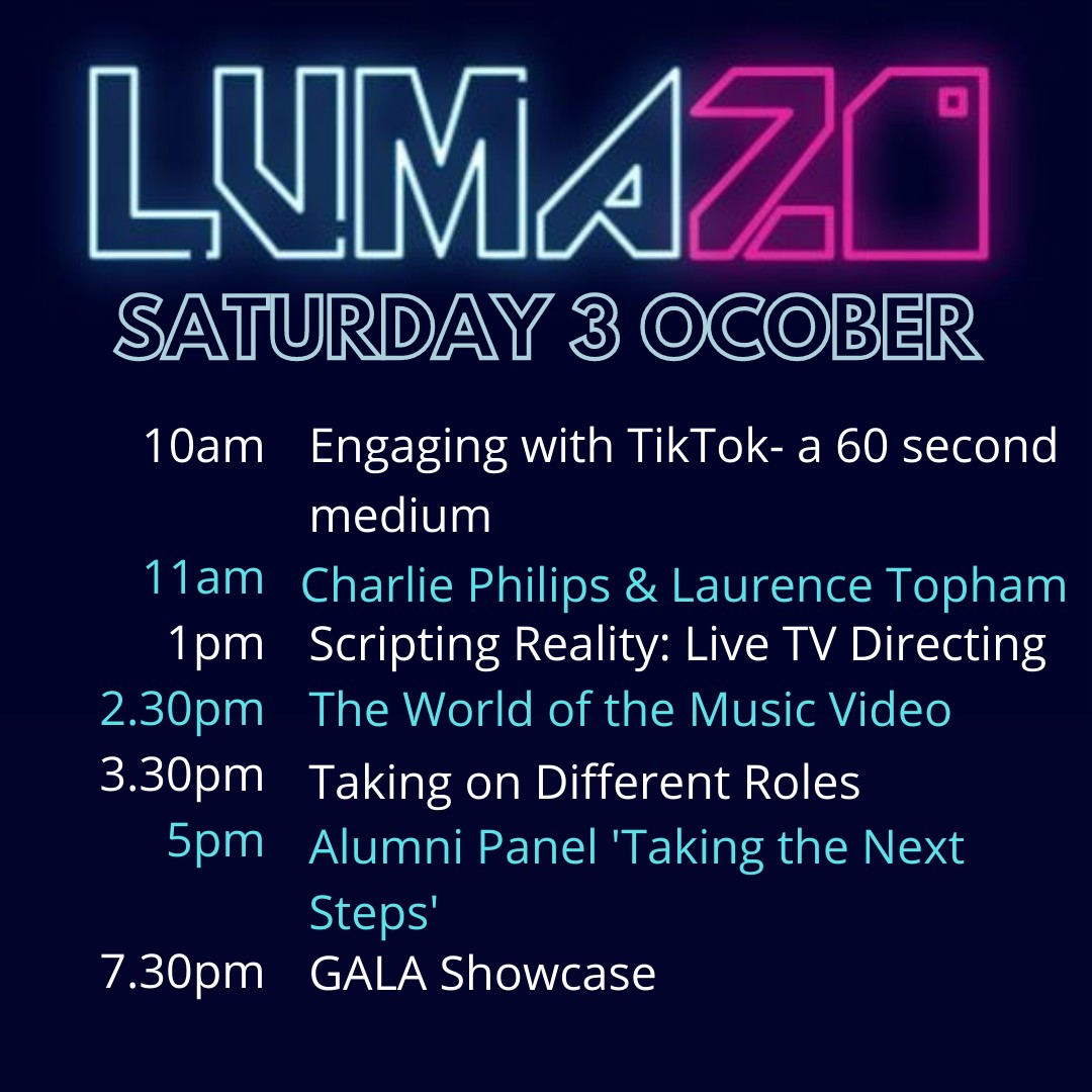 Another amazing <a href="/LUMAFilmFest/">LUMA Film Festival</a>  line up for #luma2020 Lets go! 

there is still time to book your fee tickets for this weekend tftv.ticketsolve.com/shows 

#film #fesival #york #yorkshire #screen #student #university #filmfestival