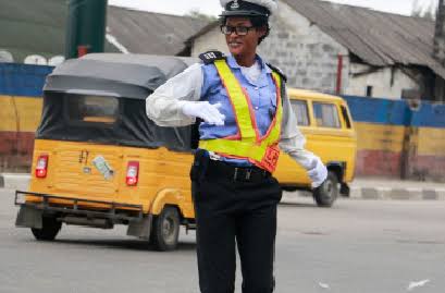 Inspector #JosephineOkeme the popular Lagos Police Traffic Warden was featured in the #Hangoutwithteemagazine #2ndedition #inspiringwomen #grabyourcopy #readherstory