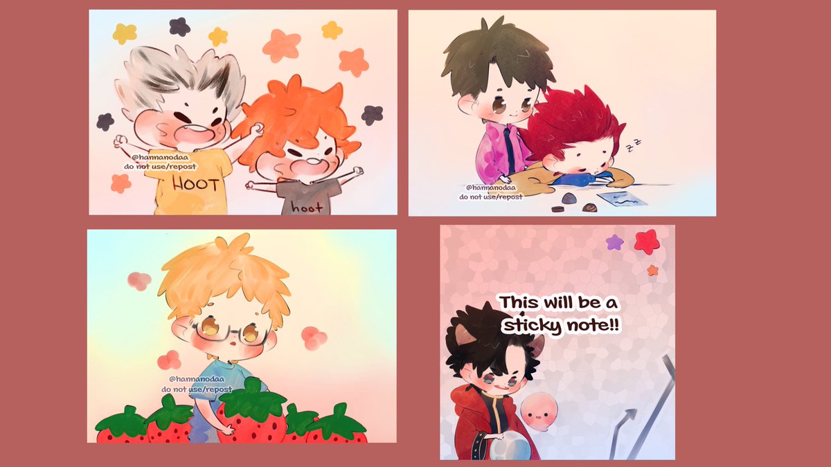 Here's a peek of the hq related prints and sticky notes that I will be adding to my store soon!!