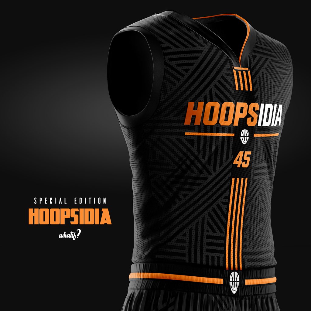 WhatifBball's tweet photo. [Archives] @WhatifBball x @HoopsidiaFR 
Fin 2018, nous avions imaginé une tenue spéciale pour le Youtuber Hoopsidia. Avec le numéro 45, lui qui avait alors 45k abonnés sur sa chaîne (indice : il en a bcp plus aujourd’hui) #mostunexpectedplayer https://t.co/wyLf2oXsMT