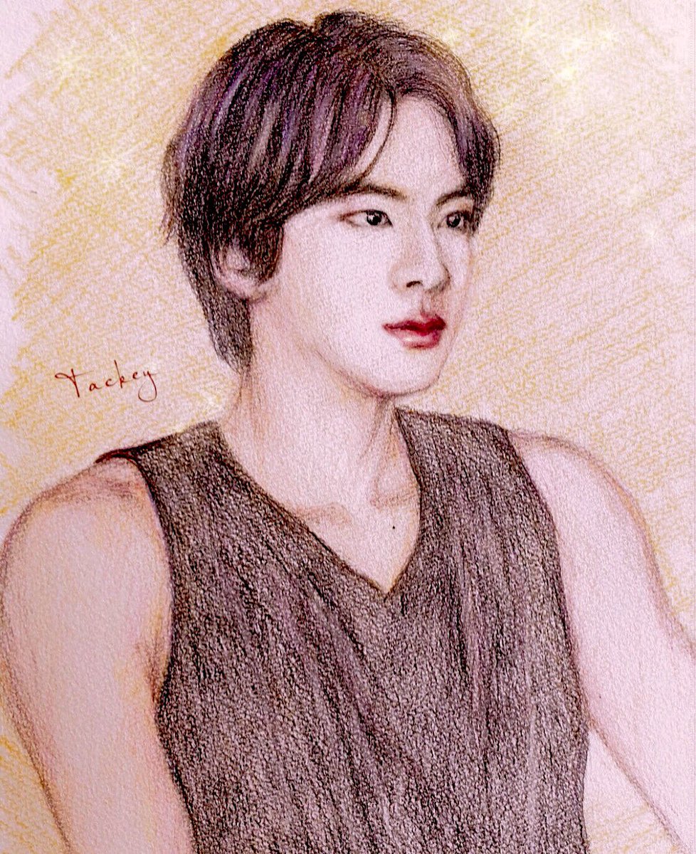 Tackey14 Onの時のタンクトップ 男前なジンくん Kpopdrawing Bantangboys Kpopfanart Btsfanart Colorpencil Btsdrawing Kimseokjin Cutejin Beautifuljin Drawing Sketch Army Jinlove Jinfanart Jinart 진 Btsjin Jinbts