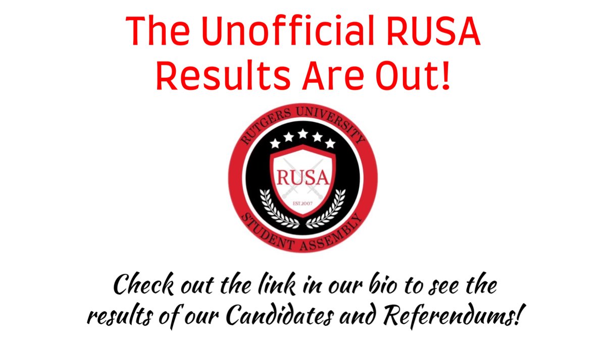 Rutgers University Student Assembly tweet media