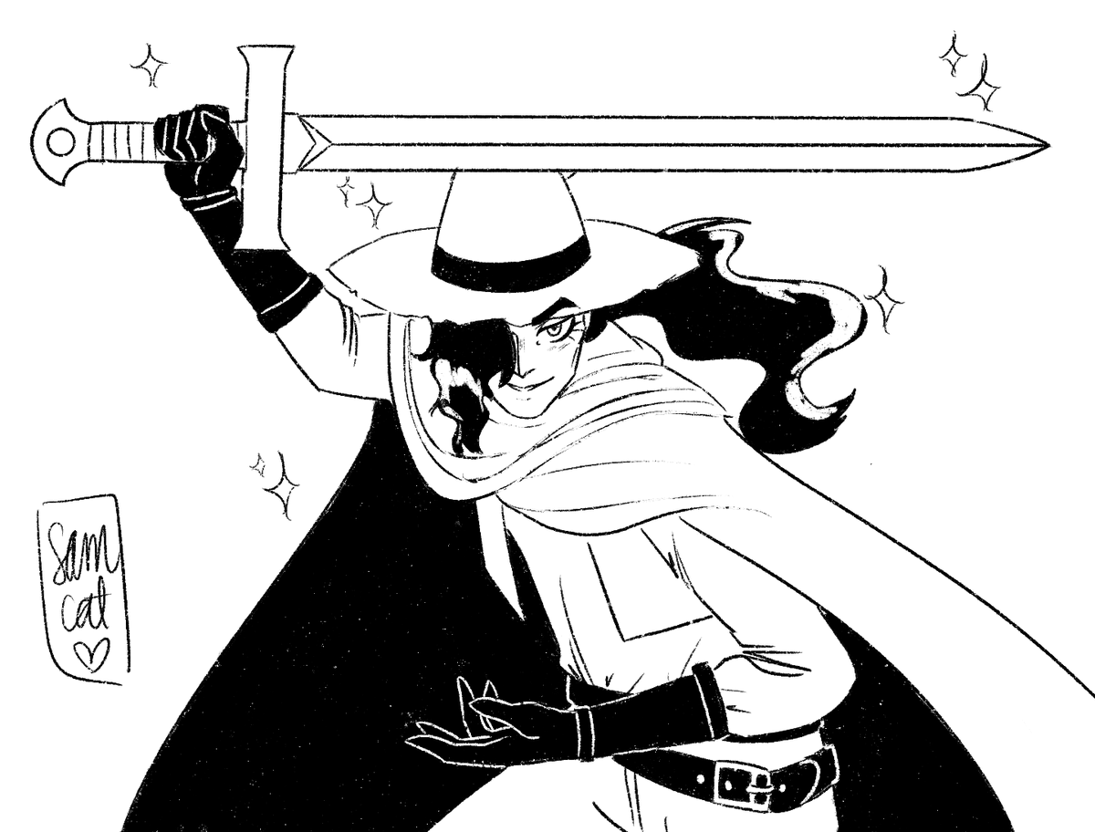 marianwitch's tweet photo. #slayersartober fellas?? is it gay?? if you chase your rival to the ends of the earth?? just to fight him???? lmao anyway i’ve never drawn this guy before but he was a lot of fun!! i tried to make it uh... more Inky? is that a thing? #slayers #slayersweek #スレイヤーズ https://t.co/xk38aIv6r7