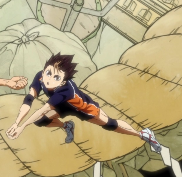 grxce ᓚᘏᗢ on X: ALL NISHINOYA YU TIME FRAMES IN HAIKYUU S4 EP