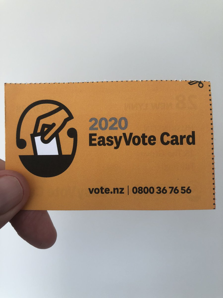 For all those  @MakeVotesMatter campaigners, I thought I’d share my experience as a Brit voting for the first time away from the UK First Past the post debacle in a fair voting system here in New Zealand. THREAD /1