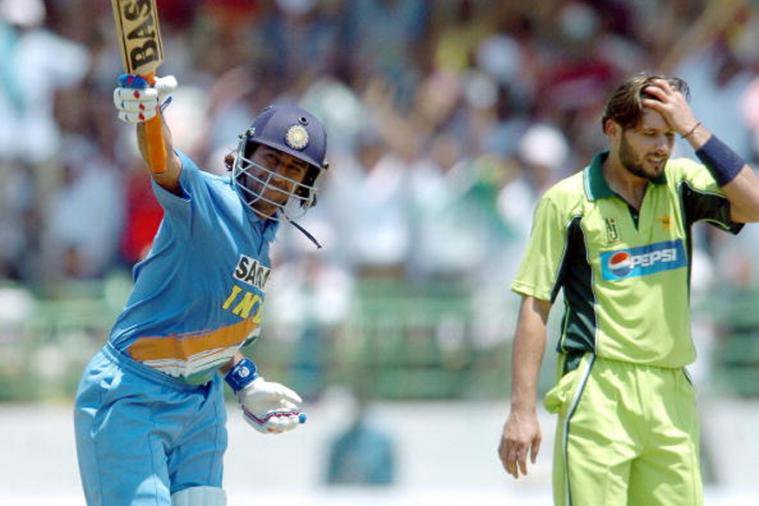 April 5, 2005. Visakhapatnam. Dhoni's era started in Indian cricket. Ganguly and management decided to promote Dhoni to number 3. He scored 148 runs from 123 balls which included 15 fours & 3 sixes against Pak in the 2nd Odi match of the series.