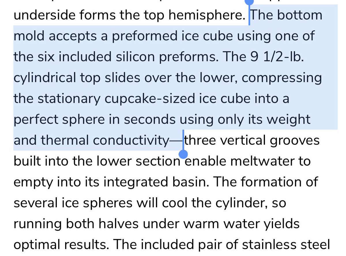 WAIT NEVER MIND THE 800 DOLLAR ICE THING ONLY FUNCTIONS TO SQUISH TWO PREMADE ICE CUBES TOGETHER INTO A SPHERE