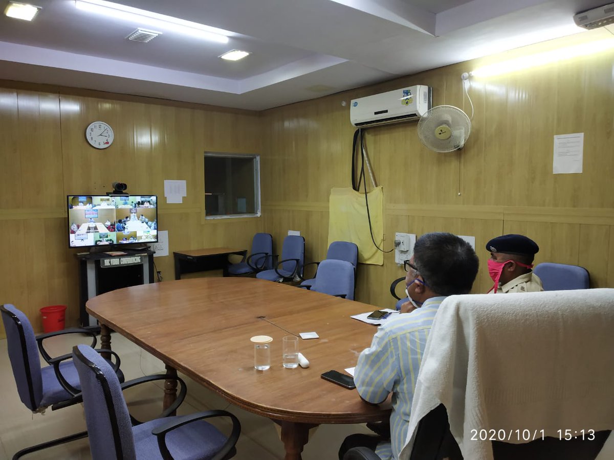 DholpurNic's tweet photo. A VC of States Election Commission conducted at District NIC Dholpur https://t.co/zNIPXPkVZM