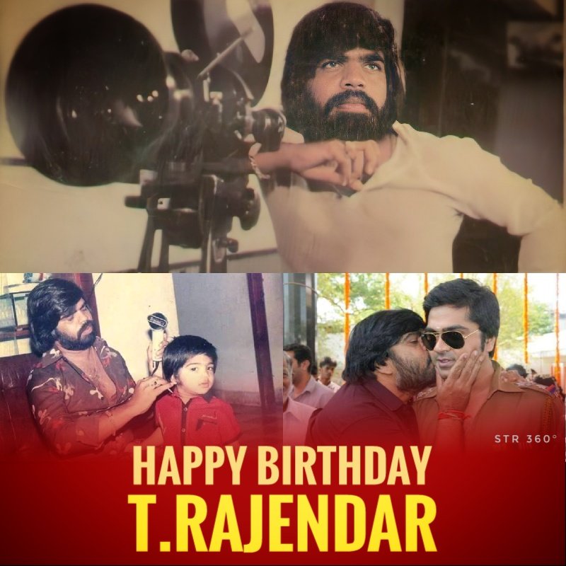 Happy birthday to Legendary #TRajendar ,the multi-talented gem of Tamil Cinema 🎂 Wishes on behalf of #SilambarasanTR fans!!🎉

#HappyBirthdayTRajendar #HBDTRajendar