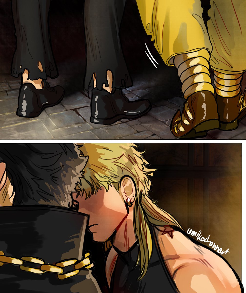 Brainwashed Jotaro and Joseph with overly cautious Dio ?? #JoJosBizarreAdventure 