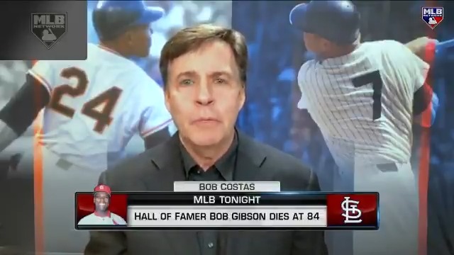 MLB Network on X: Learn more about Hall of Famer Bob Gibson both on and  off the field from his close friend, Bob Costas.  /  X