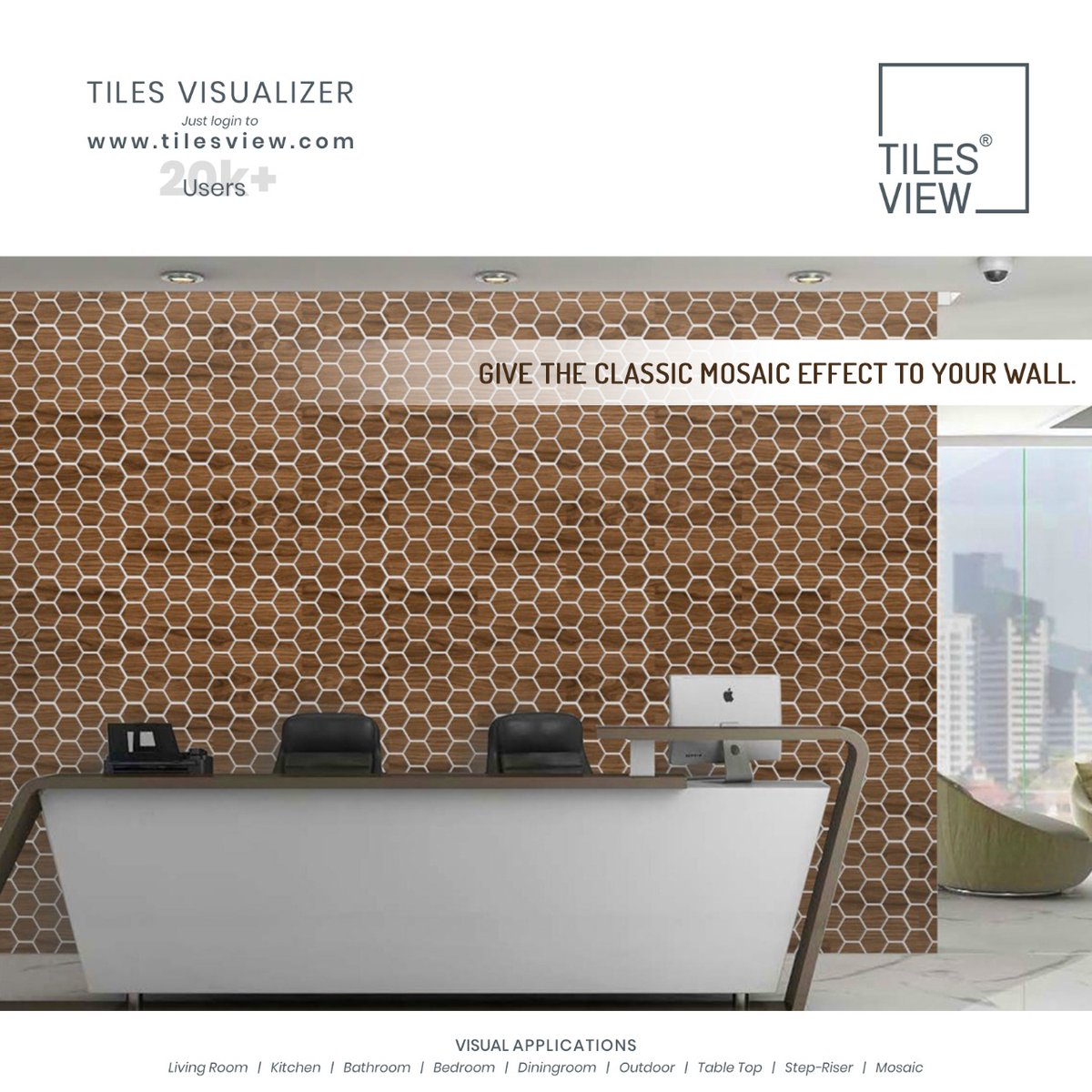 TilesVisualizer's tweet image. Adding spark to the rooms with its charm.

#walltilesvisualizer #roomtilescataloguepdf #tilesvisualizer #tilelayoutvisualizer #tilesview