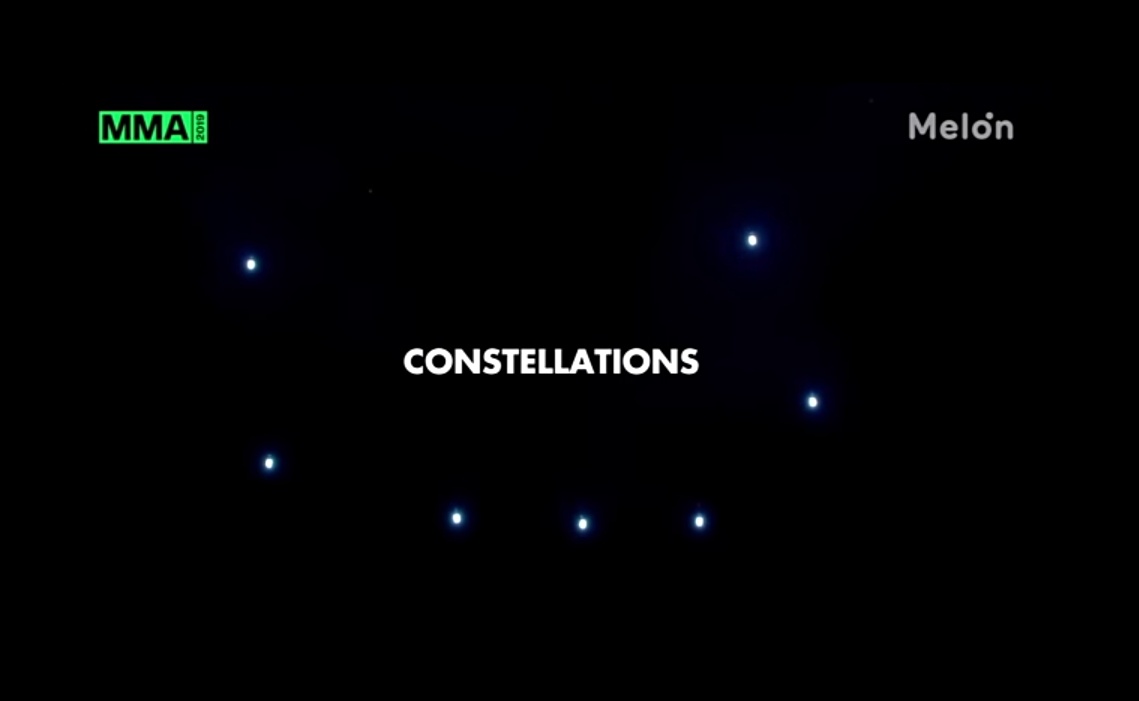 Constellations. Maybe they use the universe (or stars) to call them, too. 2nd pic is BTS'. 3rd & 4th, Enhypen's. (Gfriend has this too but I haven't taken a pic mianhe).