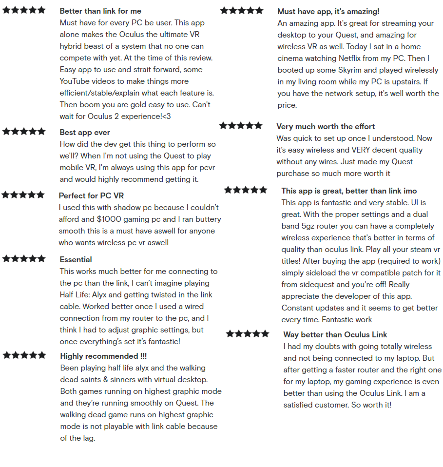 Guy Godin on Twitter: "Even when most users prefer it over Oculus Link? 🤔  https://t.co/1xq6ZqS7wF" / Twitter