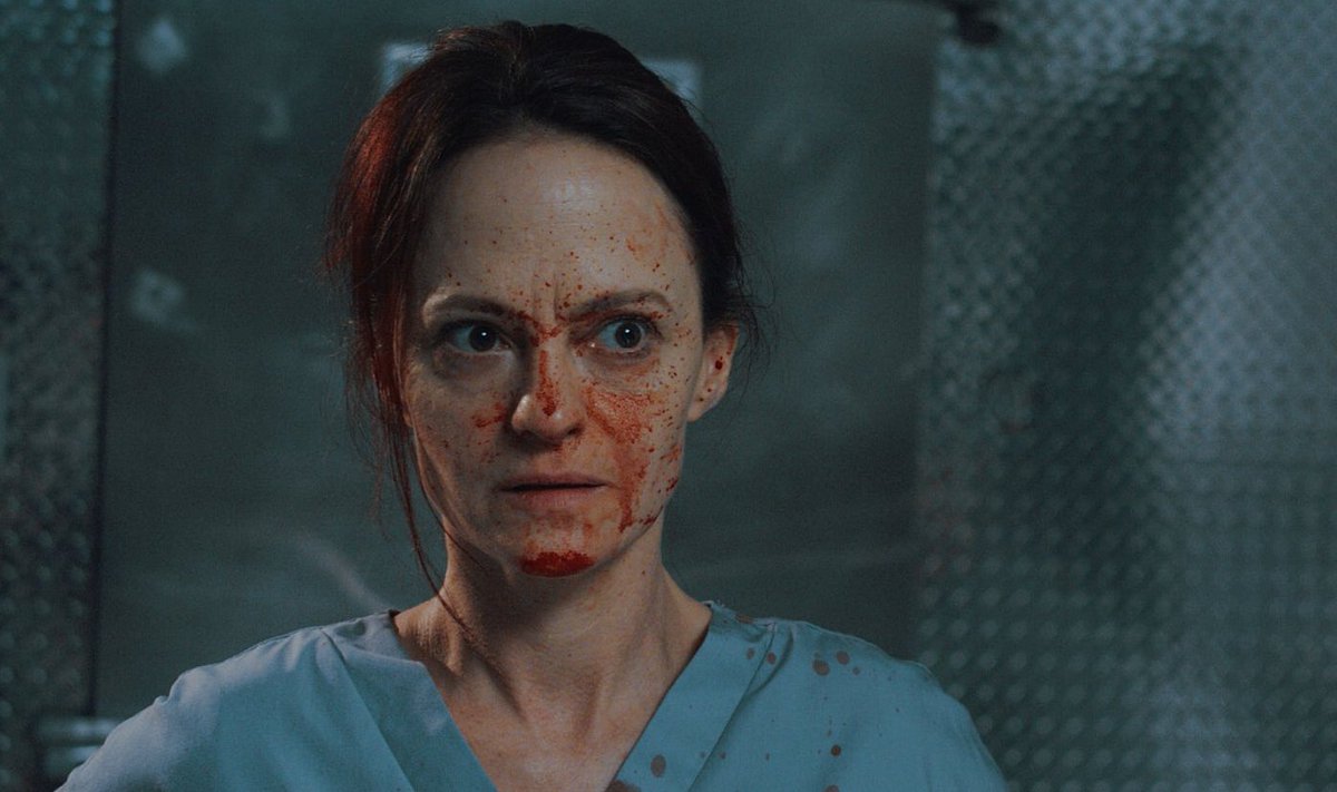 12-HOUR SHIFT is twitchy, blood and morphine-soaked fun, with the always welcome Angela Bettis elbow-deep in Arkansas organ meat, written/directed by the absurdly talented Brea Grant! I am biased, but support indie horror anyway!  #31DaysOfHorror