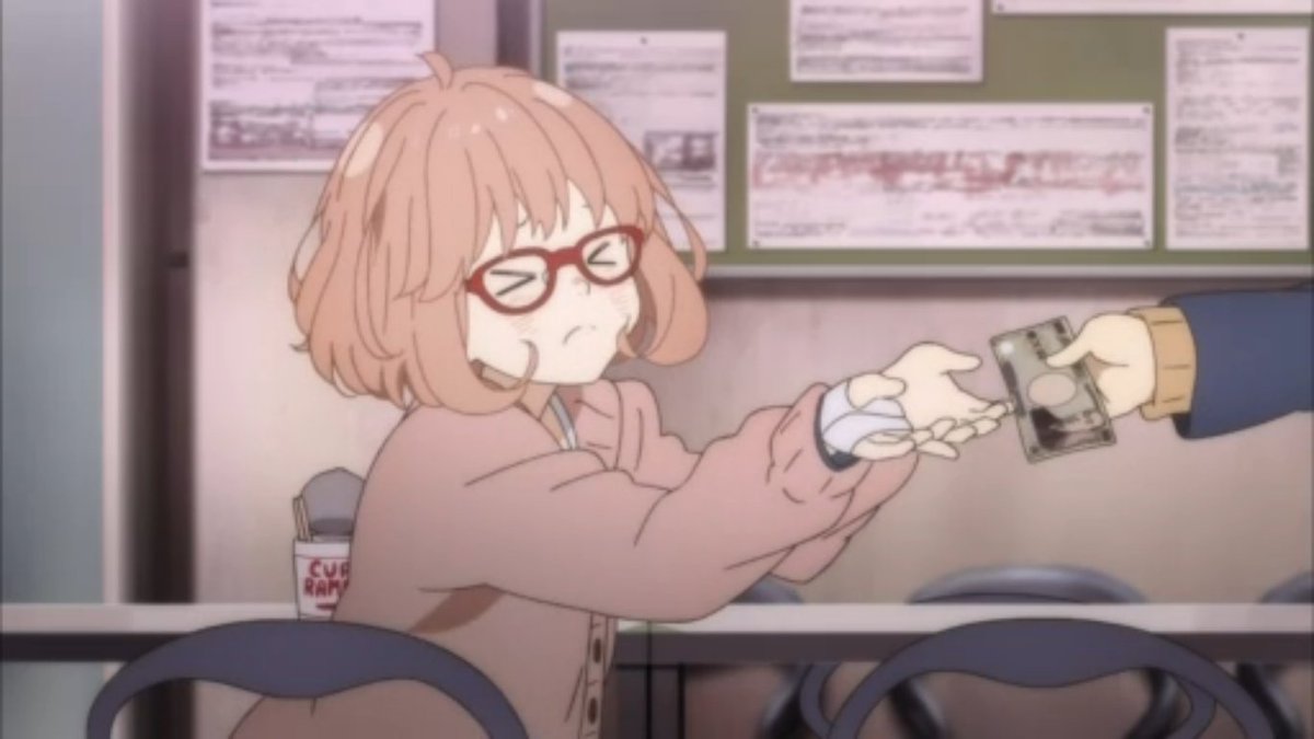 Kyokai no Kanta was amazing from episode 1 all the way to ep 12. That& #39;s really all I can say for this show. Loved the characters, dialogues and visuals.