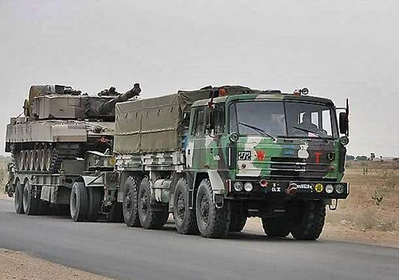 + was located in Mamun Cantt.- And I came to know about Arjun tanks with 43rd Armd Regt by a complete chance.- We were playing in a ground adjacent to a road which went towards one of the (I) Armd Brigades.- And lo and behold! I saw an Arjun tank on a trailer, pulled by TATRA+