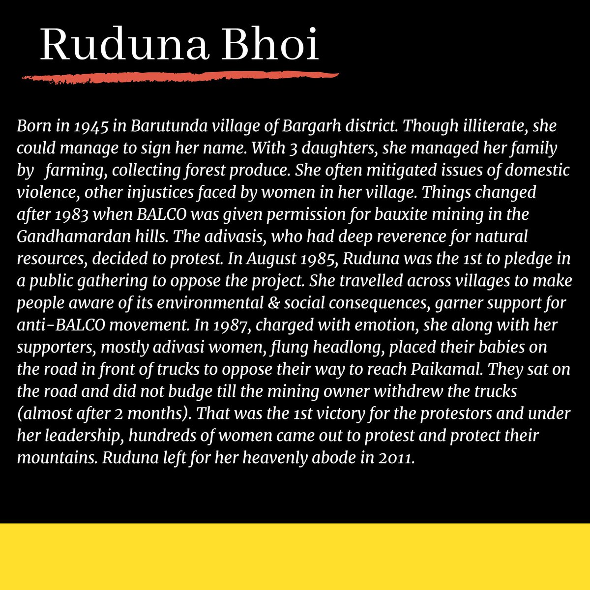  #RudunaBhoi  #womenleaders  #Agraganya  #Odisha