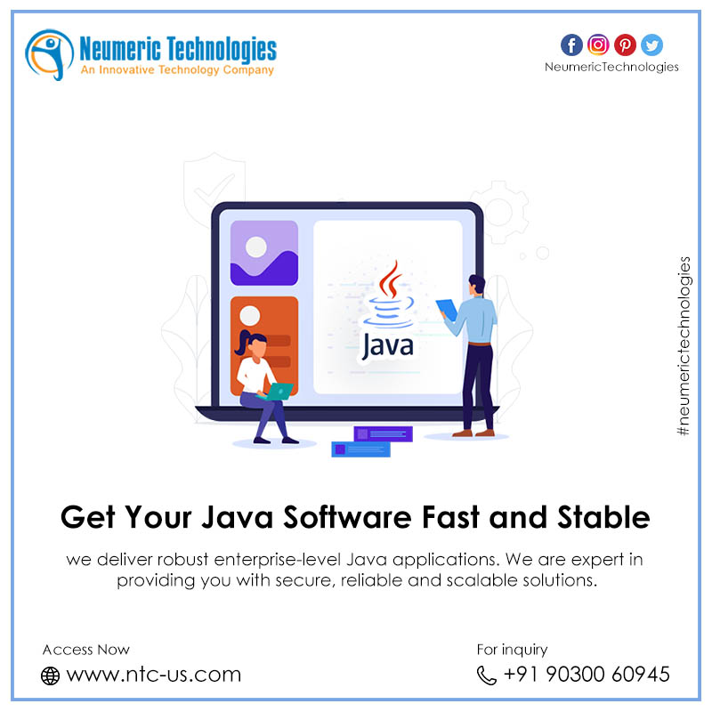 VenkiNtc's tweet image. Over the years, our Java development Team at Neumeric Tech has been assisting clients across various verticals in developing the best Java solutions based on the latest Java development technologies and frameworks.
#javaapplicationdevelopment #javadevelopmentcompany