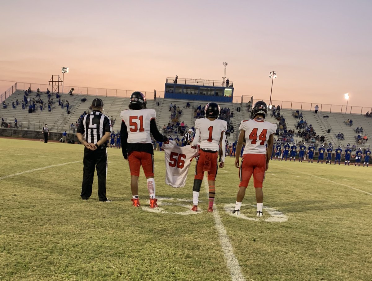 We took the field tonight with heavy hearts.  Forever in our hearts 56.  #OnceABearAlwaysABear