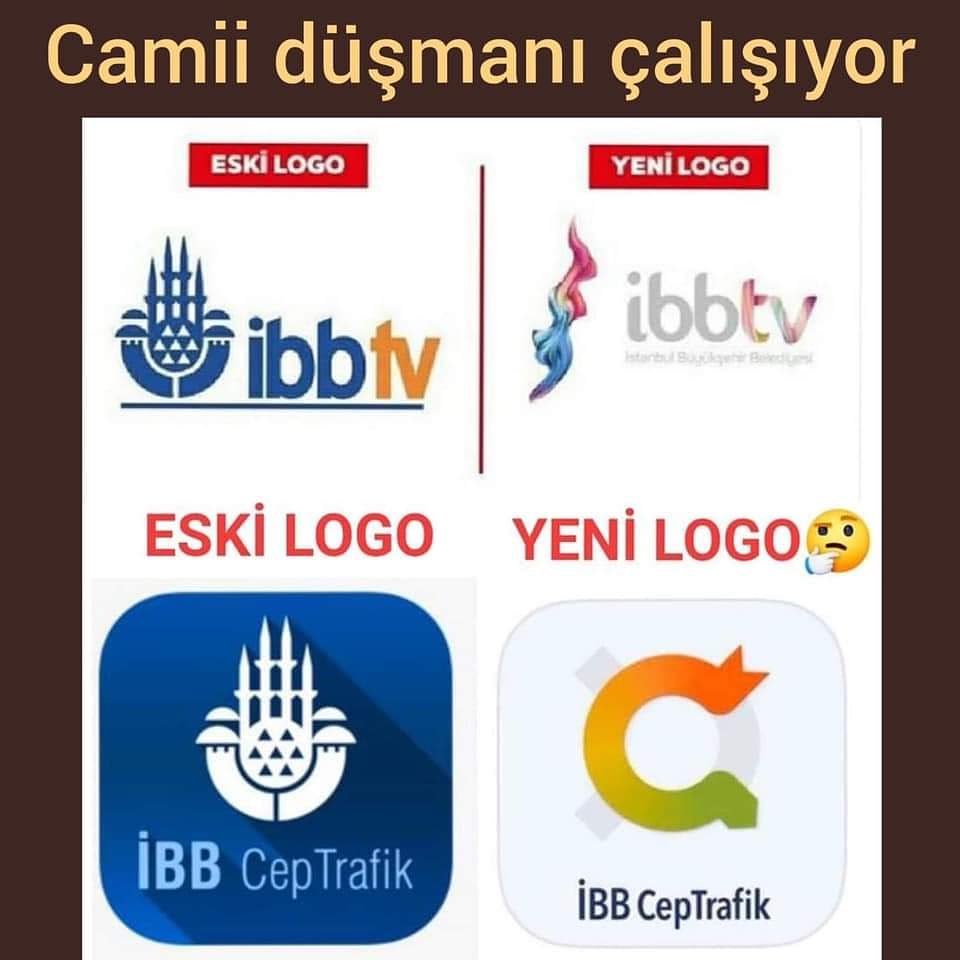imanyolundaze's tweet photo. İstanbul Büyükşehir Belediye Başkanı Ekrem İmamoğlu'nun İBB TV logosunda bulunan cami ibaresini kaldırarak LGBT renklerini andıran dumanlı bir figür kullanmasının ardından şimdi de İBB Cep Trafik uygulaması sessiz sedasız değiştirildi.
#islamdevleti
#türkiye https://t.co/wtC8nZ4XKW
