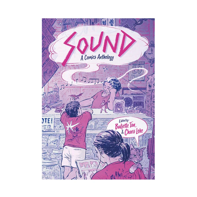 A little preview of the story I'm contributing for Difference Engine's SOUND: A Comics Anthology! Felt a lil spiritual, but also a lil spooky on all things habitual ?️??️

check out the rest of the preview pages + preorder via @BooksActually: https://t.co/tto5KvR5qB 