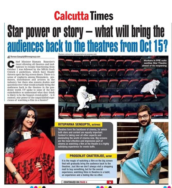 RituparnaSpeaks's tweet photo. Cinema will bring back us together! ❤️

#CalTimes #Cinema https://t.co/Fyc8cICUxj