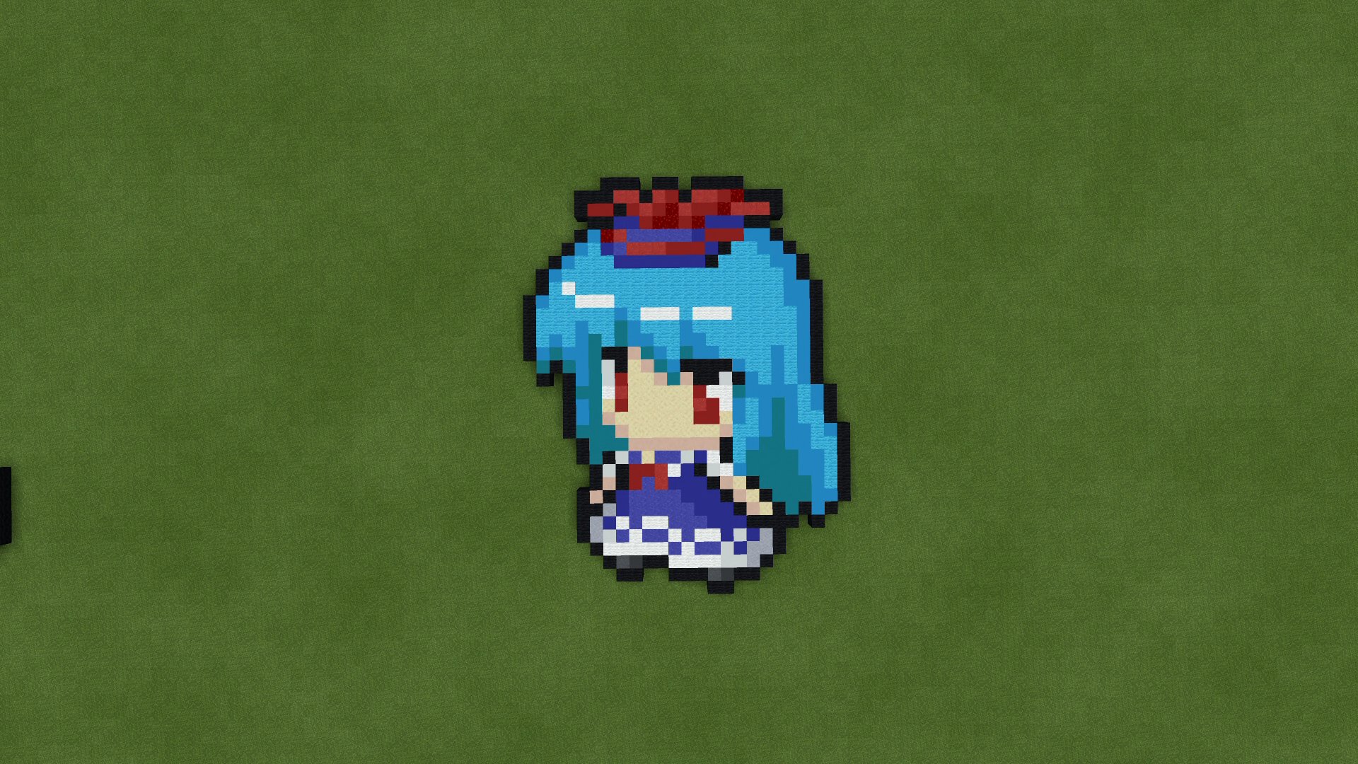 さめと ドット絵師 東方projectの上白沢慧音をドット絵にして マイクラに作りました マインクラフト 東方project T Co Otscwm0eul Twitter