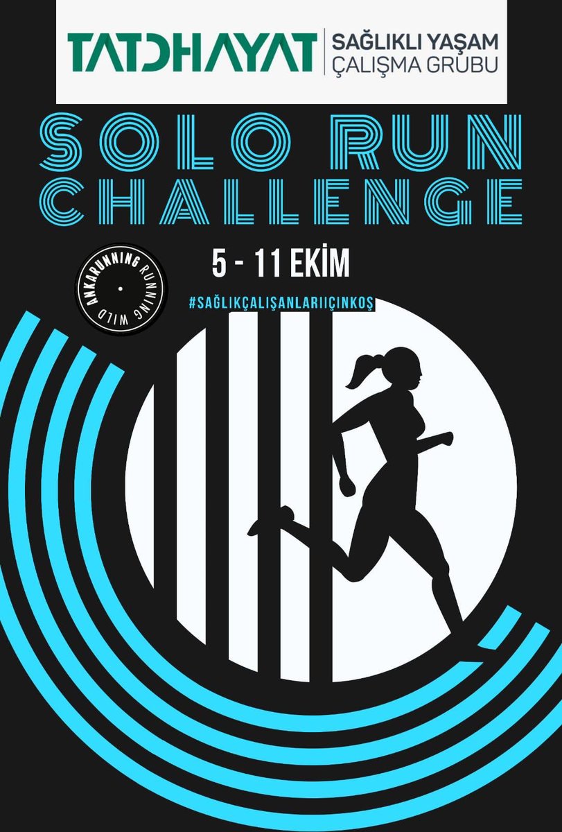 HAREKET ZAMANI!! SOLO RUN ZAMANI
5-11 Ekim Haftası, covid-19 savaşcıları için koşuyoruz..3km, 5 km veya daha fazlası farketmez!!! Hem kendin için koş, hem tüm sağlık çalışanları için!
Story 'nde koşunu paylaş, bizi etiketlemeyi unutma!!
