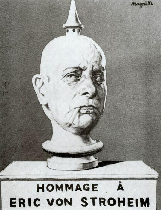 TylskiA's tweet photo. #EricVonStroheim par #RenéMagritte https://t.co/oisNx2ARvs