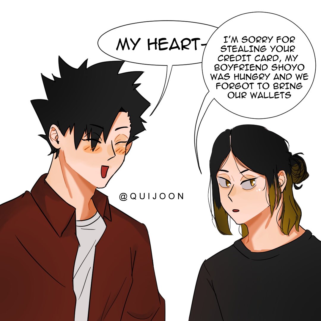 I mean ✌??

#kuroken #haikyuufanart 