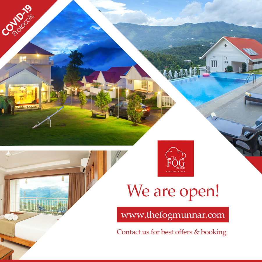 thefogmunnar's tweet photo. We are open!
Contact us for best offers &amp; booking

https://t.co/vLs7T5xlJK
.
Call us on +918606991710
#weareopen #fogresort #fogmunnar #munnar #5starhotels
#keralatourism #offers #luxuryresort #MunnarAdventure https://t.co/nG7wdMopjq