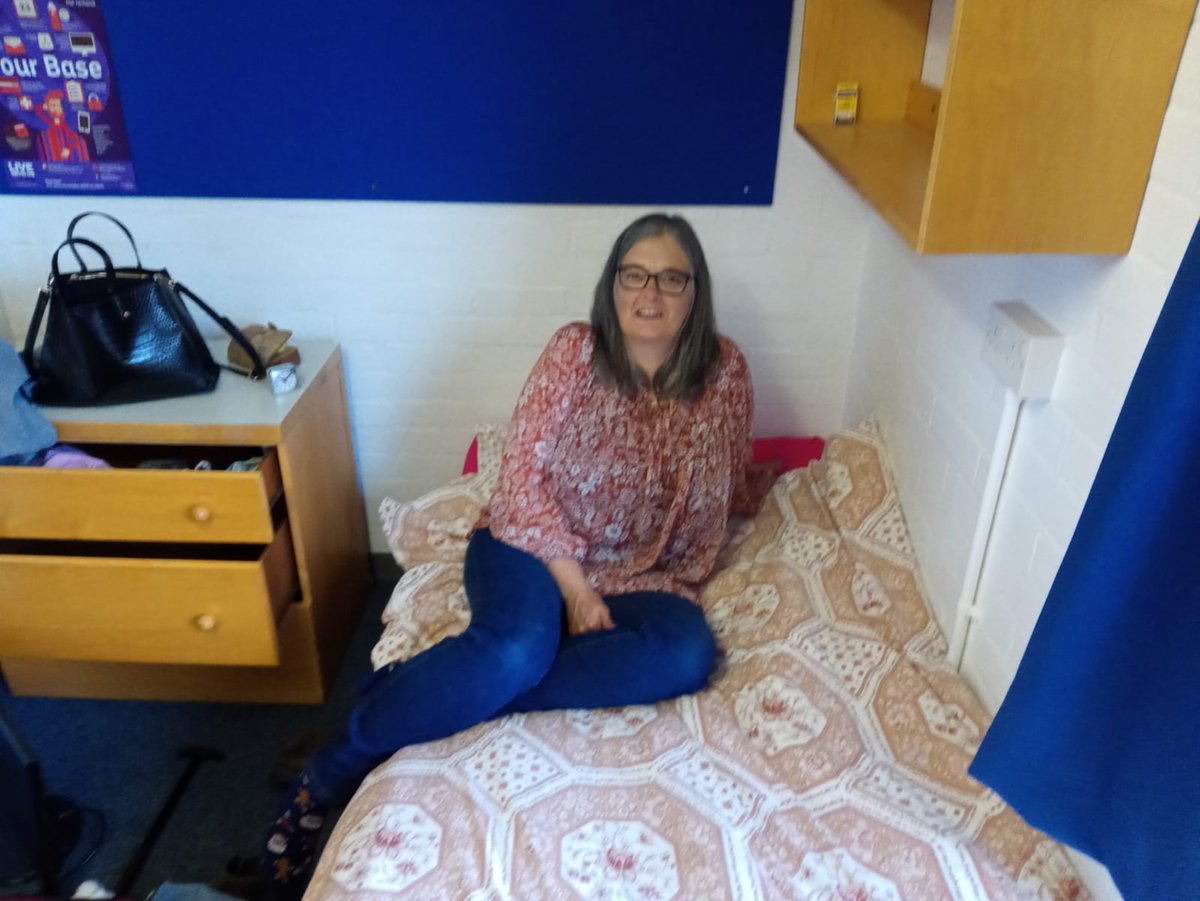 Well that's my mum moved into her Uni Halls. At 52 she's proving that it's never too late to achieve your goals. I'm dead proud of her 😍😍 #Freshers2020 #PGCE