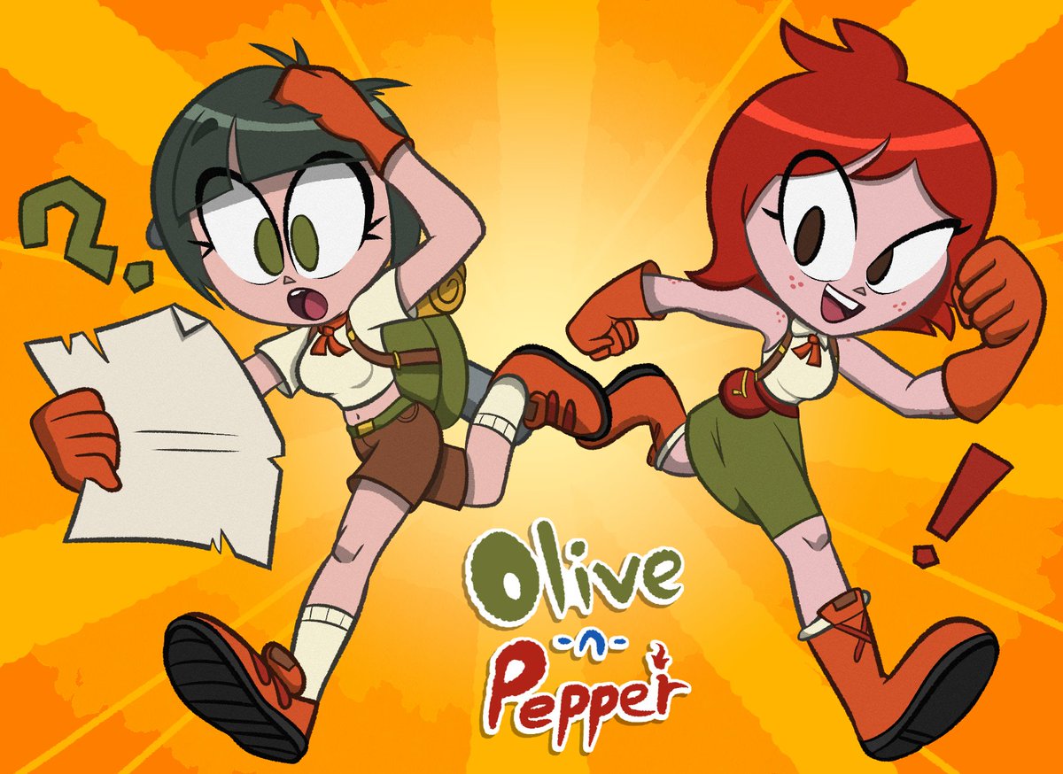 OCs, Olive and Pepper, are coming here to get you there (I hope)! 