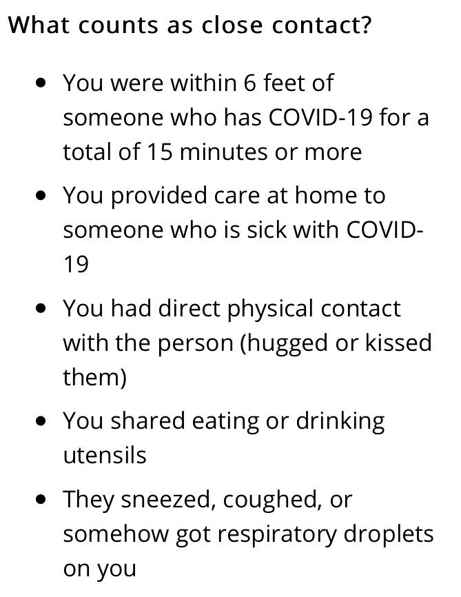 To the best of my knowledge, I have not had close contact with anyone who has tested positive for  #COVID19. I was tested recently as part of routine precautions, and was negative. I currently have no symptoms suggestive of COVID. (2/?)