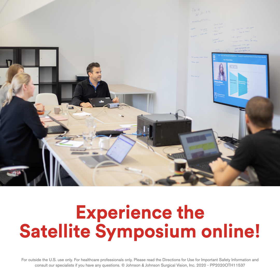 JNJVISIONEMEA's tweet photo. Experience the Satellite Symposium online!

"𝗙𝗼𝗹𝗹𝗼𝘄 𝘁𝗵𝗲 𝗟𝗶𝗴𝗵𝘁" 𝗳𝗼𝗹𝗹𝗼𝘄𝗶𝗻𝗴 𝘁𝗵𝗲 𝗹𝗶𝗻𝗸: https://t.co/TAg0bZ9pzc

#JNJVISIONSURGICAL #JNJVISIONEMEA #JNJVISION #JNJMEDICALDEVICES #ESCRS2020 #ESCRS https://t.co/6jxq0mncVA