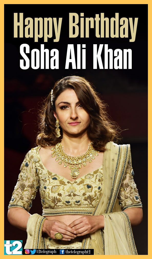 Actor, author, all-rounder. t2 wishes Soha Ali Khan a very happy birthday. 