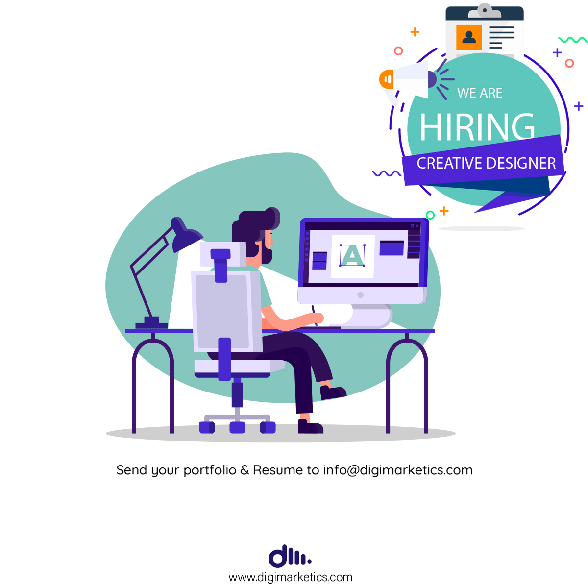 digimarketics's tweet image. We are hiring a Creative Graphic Designer! We are looking to expand our internal team, in search of a passionate, creative, and proactive Designer If you think you fit the bill send us your cv at info@digimarketics.com.

#graphicdesign #design #art #illustration