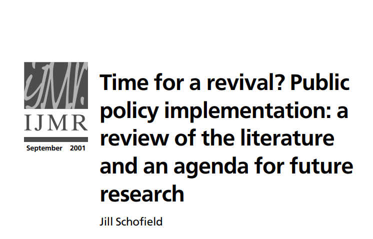 The second strategy I use as supervisor is to direct my students to published reviews, state-of-the-art pieces and "an agenda for future research" papers. Example (yes, it's Jill Scholfied's 2001 piece) These pieces are not always clearly titled as "agenda for future research"