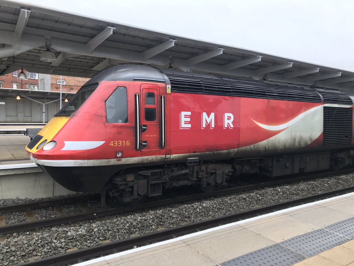 simontdeane's tweet image. Managed to find an @EastMidRailway HST at Derby! Time to get coffee and decide where to go next with the ranger. Any suggestions?