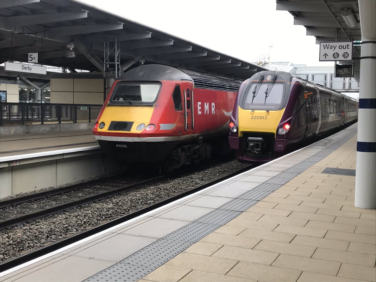 simontdeane's tweet image. Managed to find an @EastMidRailway HST at Derby! Time to get coffee and decide where to go next with the ranger. Any suggestions?