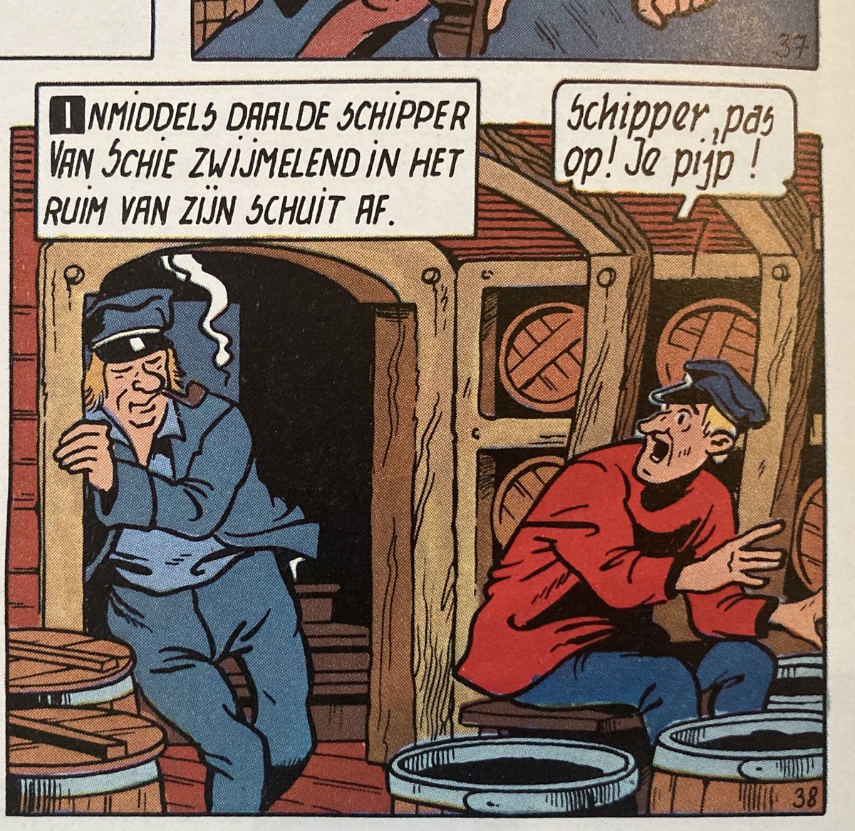 perfectepodcast's tweet photo. Vandersteen gebruikte nog een ander historisch verhaal uit Leiden voor een avontuur van Robert en Bertrand.
De buskruitramp uit 1807 wordt verklaard door ene van Schie die dronken zijn pijp in een schip vol buskruit laat vallen.
#LeidensOntzet #leiden #buskruitramp #vanschie https://t.co/qWDexTOnoE