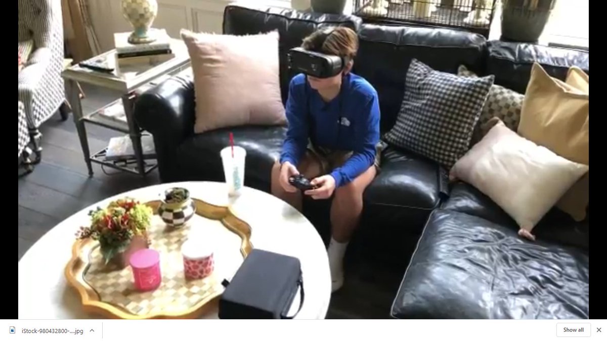 quantumrlv's tweet photo. 13-year-old Blair Breidenstein has suffered with vision impairment since he was 9 and has regained his independence thanks to IrisVision's Live goggles. 

https://t.co/ZJ64lXe22n

Image: Young boy playing video games with IrisVision Live goggles. https://t.co/jcvrFBIwla